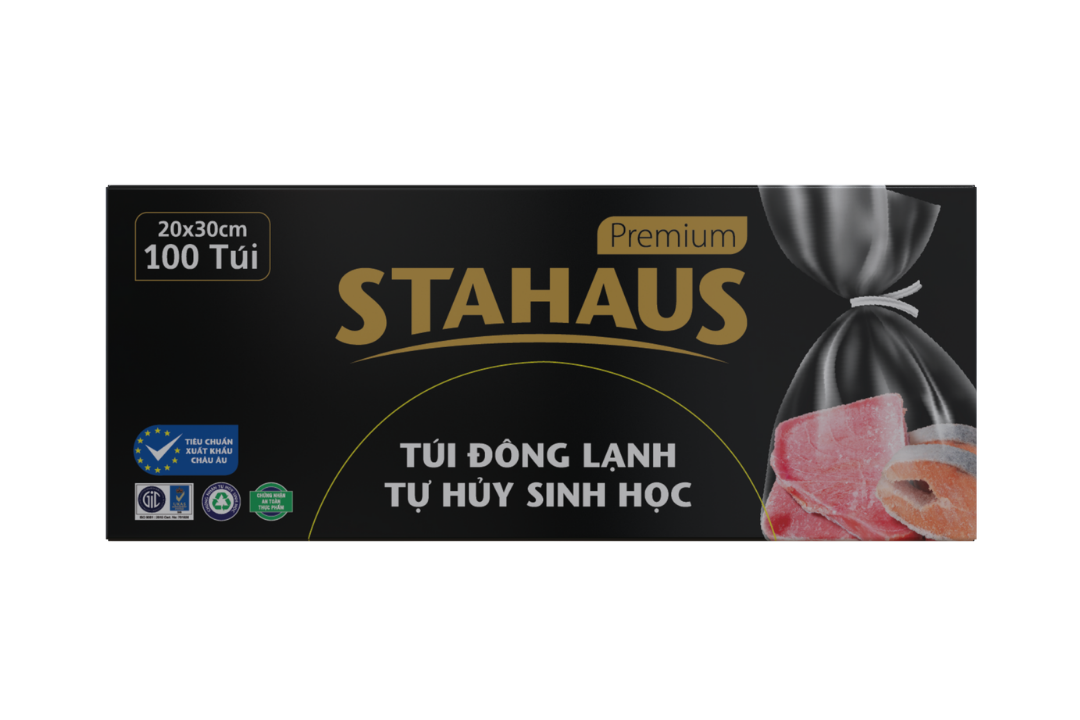 STAHAUS Premium biodegradable frozeb bags 20x30cm (100 bags)